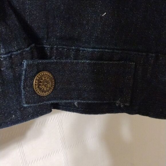 CONSIGNMENT! NWT Beautiful Beaded Denim Vest by Diane Gilman size L! - Picture 11 of 14